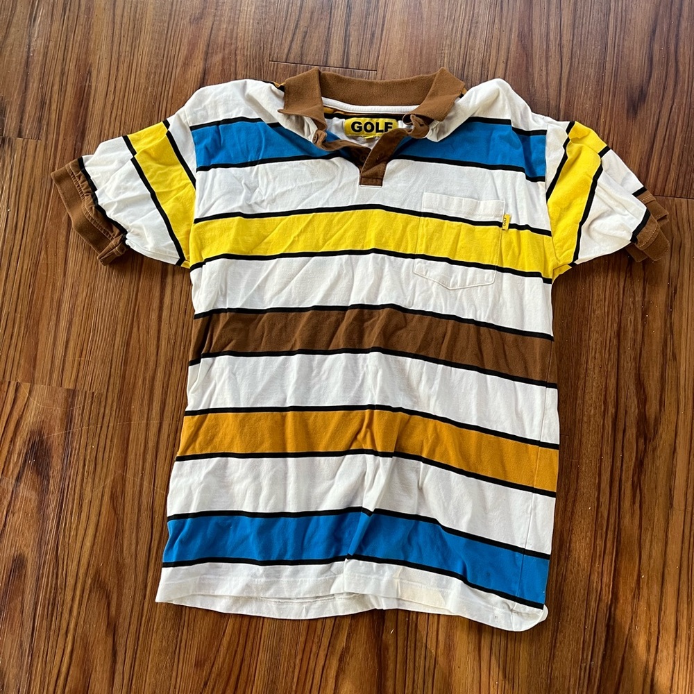 Golf Wang striped polo